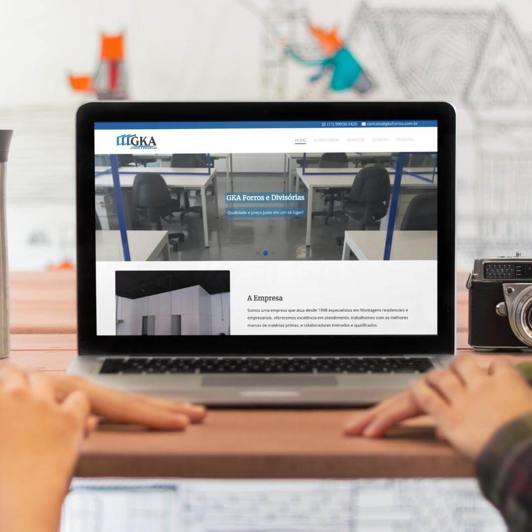 gka-forros - imagem de Criação de Site Barato | Criamos seu site | Superix GKA Forros e Divisórias