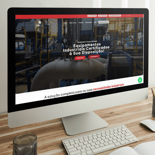 Pronex - imagem de Empresa de Criação de Sites | Criação de Sites SP | Superix Site da Pronex do Brasil