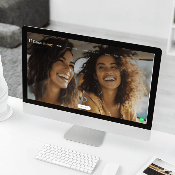 dentalbeauty - imagem de Empresa de Criação de Sites | Criação de Sites SP | Superix Site da Dental Beauty